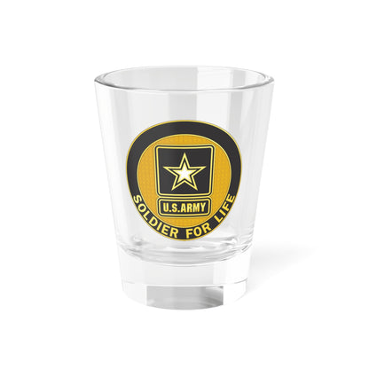 Soldier for Life Lapel Button (U.S. Army) Shot Glass 1.5oz