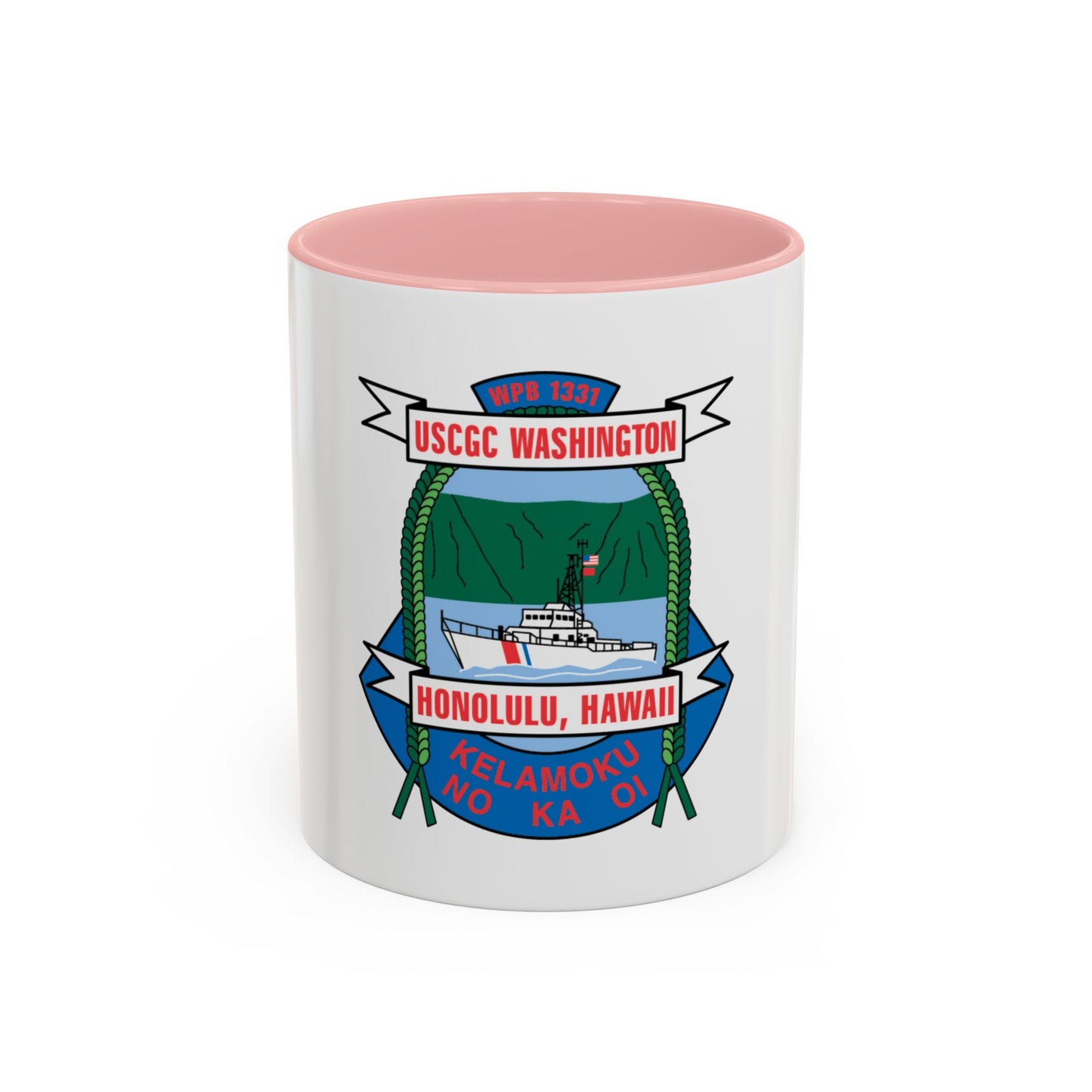 USCGC Washington WPB 1331 Honolulu Hawaii (U.S. Coast Guard) Accent Coffee Mug
