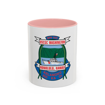 USCGC Washington WPB 1331 Honolulu Hawaii (U.S. Coast Guard) Accent Coffee Mug