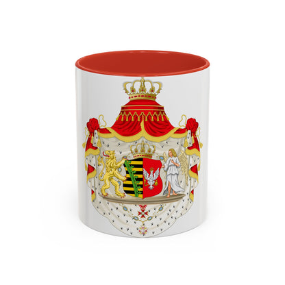 Grand Coat of Arms of Duchy of Warsaw - Accent Coffee Mug