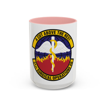 31st Surgical Operations Squadron (U.S. Air Force) Accent Coffee Mug