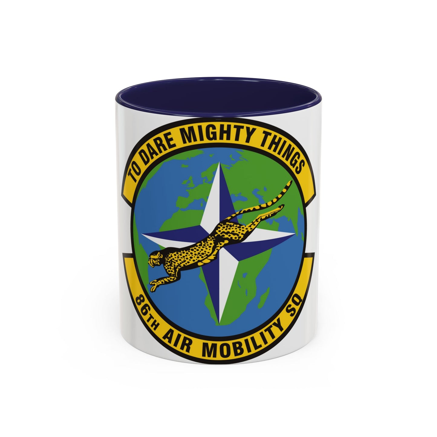 86th Air Mobility Squadron (U.S. Air Force) Accent Coffee Mug