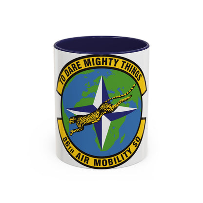 86th Air Mobility Squadron (U.S. Air Force) Accent Coffee Mug