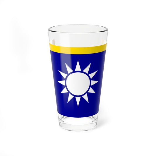 ROCN Senior Admirals Flag (China) Pint Glass 16oz