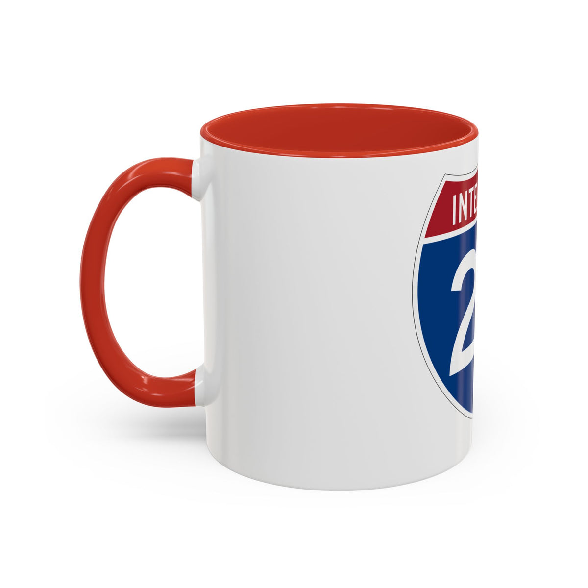 Interstate 24 (U.S. Highways) Accent Coffee Mug