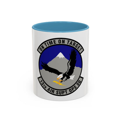 13 Air Support Operations Squadron ACC (U.S. Air Force) Accent Coffee Mug