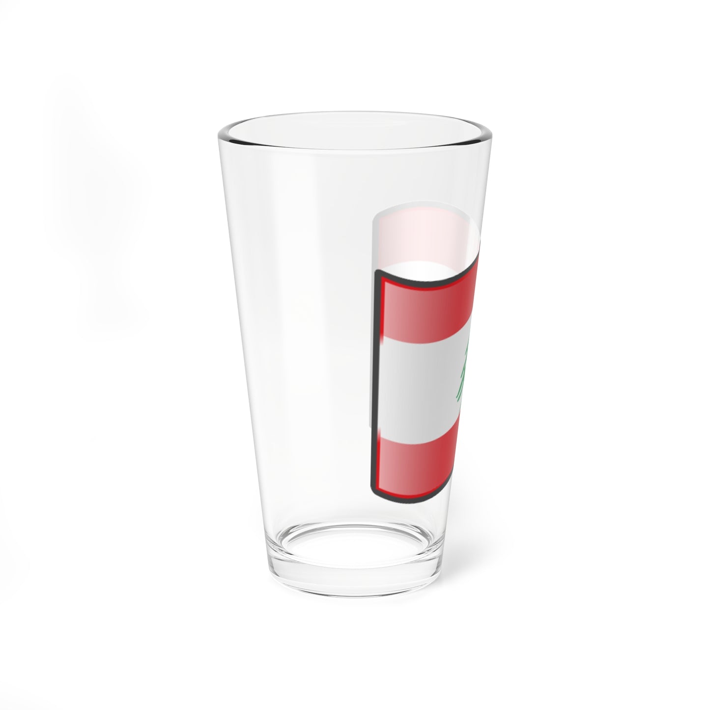 Nuvola Lebanese flag (Lebanon) Pint Glass 16oz