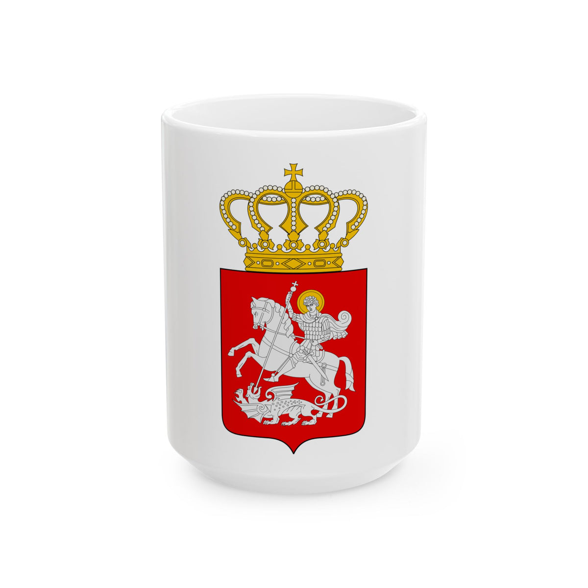 Lesser coat of arms of Georgia - White Coffee Mug