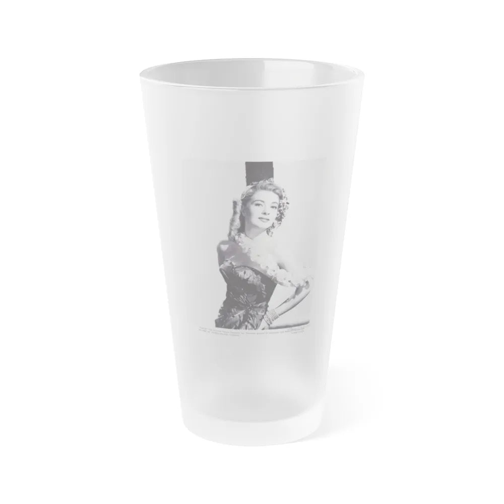 Lori Nelson #162 (Vintage Female Icon) Frosted Pint 16oz-16oz-Frosted-Go Mug Yourself