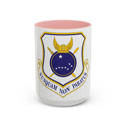440th Airlift Wing (U.S. Air Force) Accent Coffee Mug 15oz Pink - Go Mug Yourself