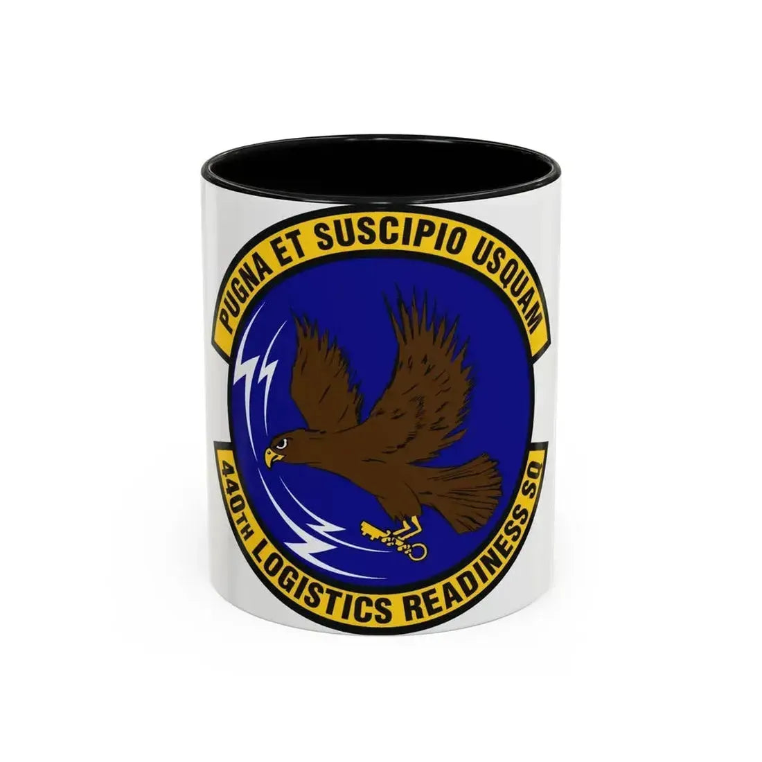 440th Logistics Readiness Squadron (U.S. Air Force) Accent Coffee Mug 11oz Black - Go Mug Yourself