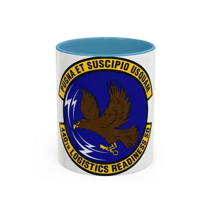 440th Logistics Readiness Squadron (U.S. Air Force) Accent Coffee Mug 11oz Light Blue - Go Mug Yourself