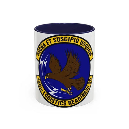 440th Logistics Readiness Squadron (U.S. Air Force) Accent Coffee Mug 11oz Navy - Go Mug Yourself