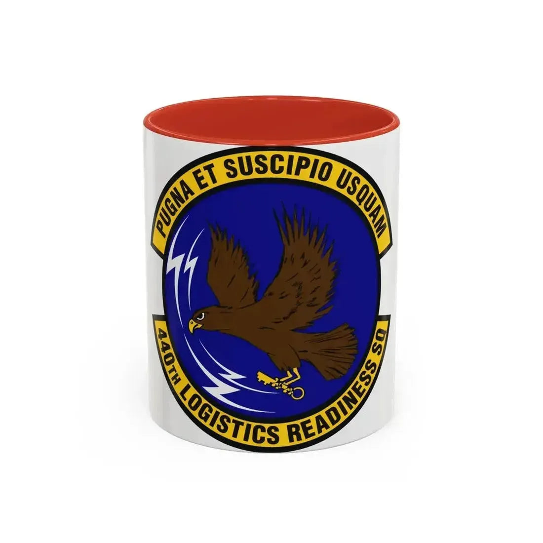 440th Logistics Readiness Squadron (U.S. Air Force) Accent Coffee Mug 11oz Red - Go Mug Yourself