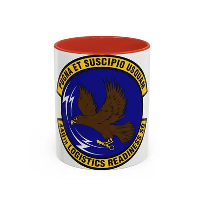 440th Logistics Readiness Squadron (U.S. Air Force) Accent Coffee Mug 11oz Red - Go Mug Yourself