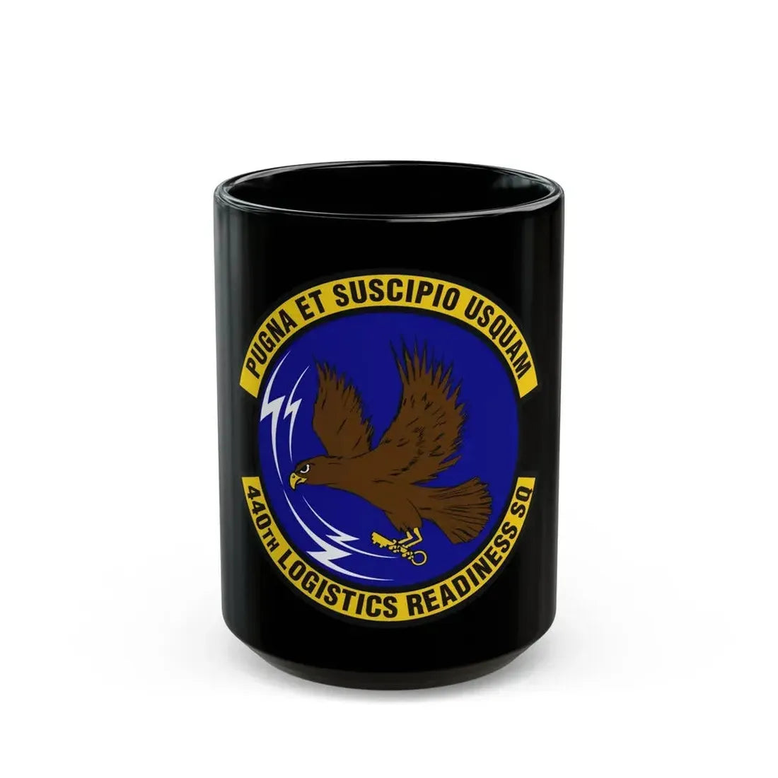 440th Logistics Readiness Squadron (U.S. Air Force) Black Coffee Mug 15oz - Go Mug Yourself