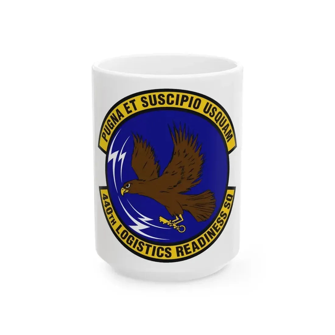 440th Logistics Readiness Squadron (U.S. Air Force) White Coffee Mug 15oz - Go Mug Yourself
