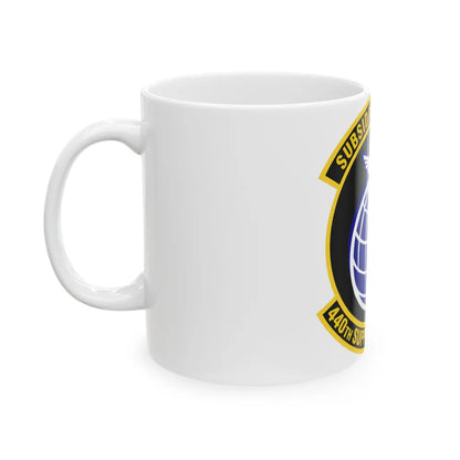 440th Supply Chain Operations Squadron (U.S. Air Force) White Coffee Mug-Go Mug Yourself