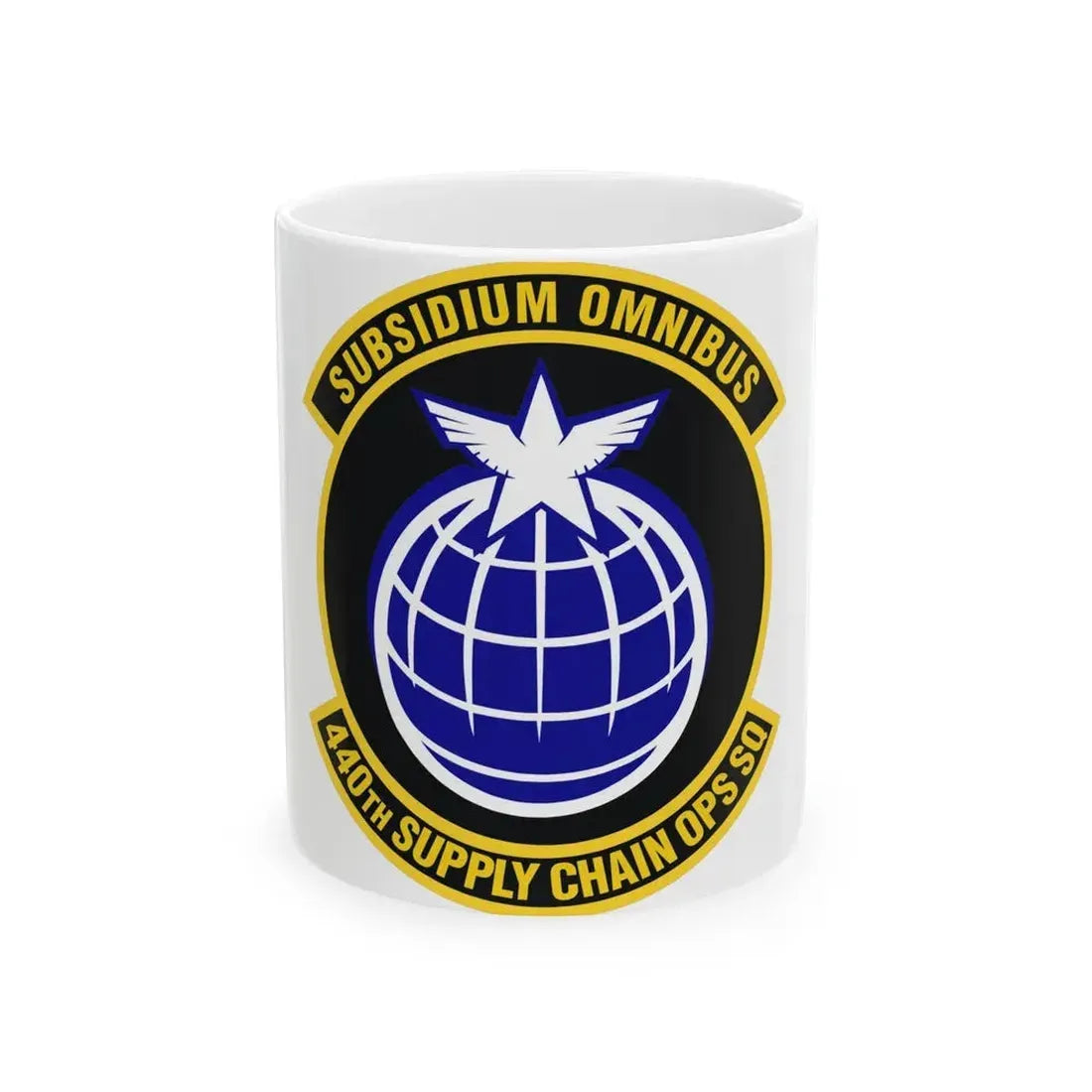 440th Supply Chain Operations Squadron (U.S. Air Force) White Coffee Mug 11oz - Go Mug Yourself