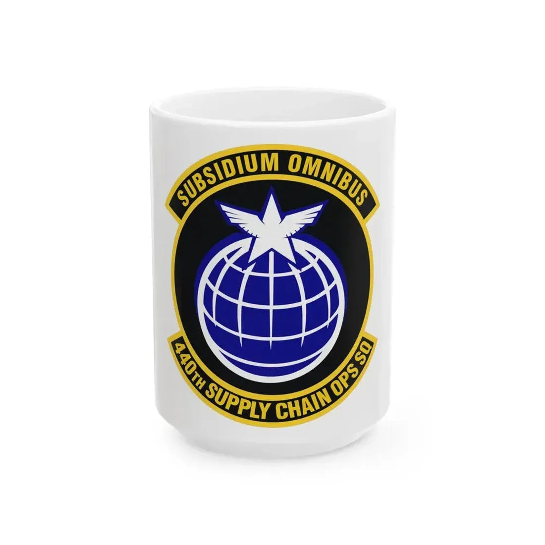 440th Supply Chain Operations Squadron (U.S. Air Force) White Coffee Mug 15oz - Go Mug Yourself