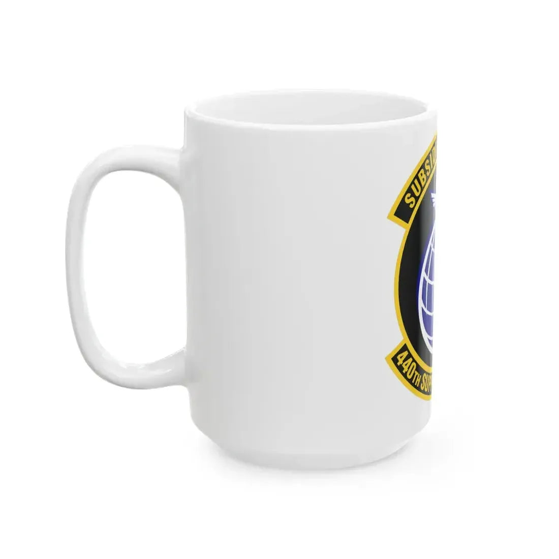 440th Supply Chain Operations Squadron (U.S. Air Force) White Coffee Mug - Go Mug Yourself