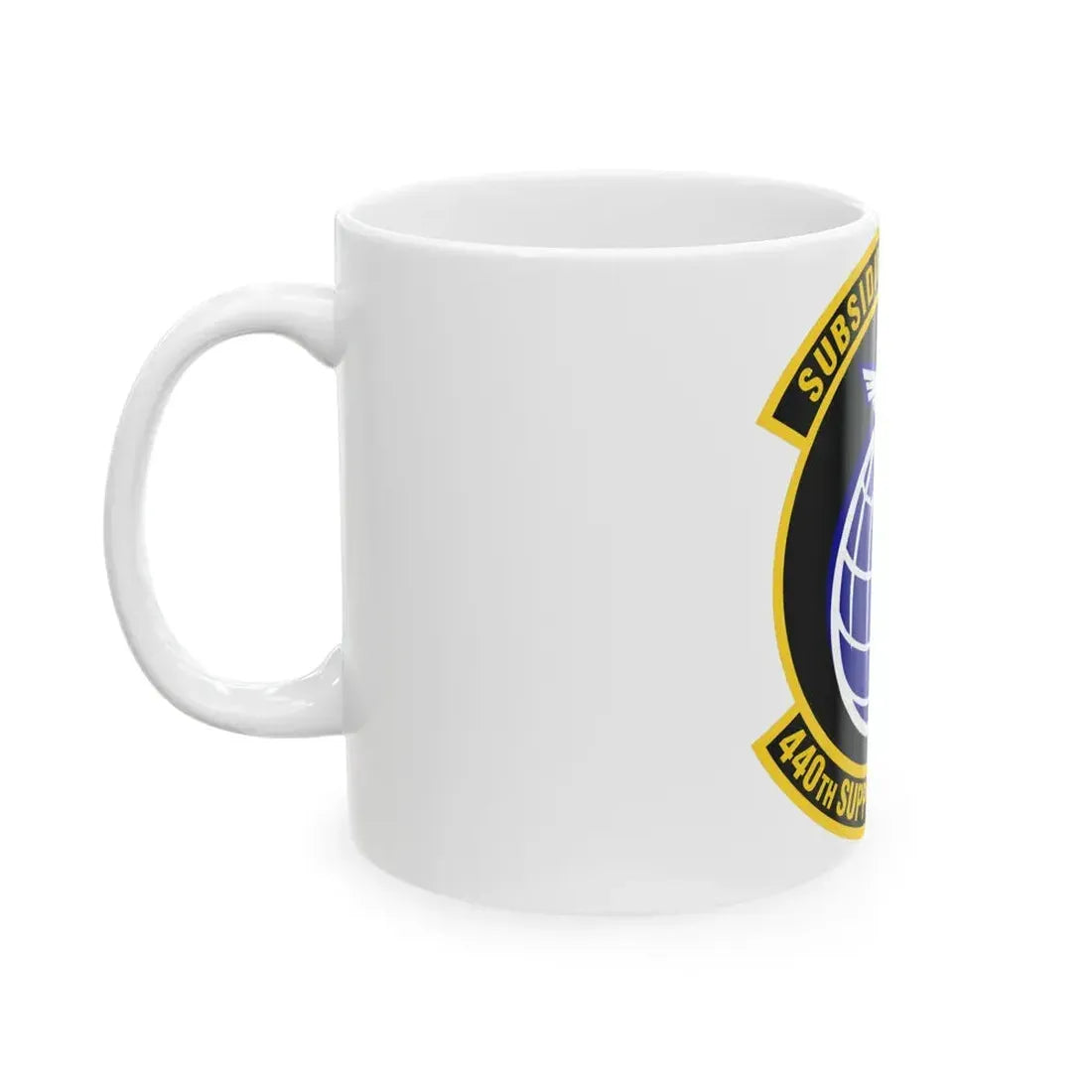 440th Supply Chain Operations Squadron (U.S. Air Force) White Coffee Mug - Go Mug Yourself