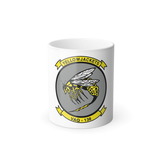 VAQ 138 Electronic Attack Squadron 138 (U.S. Navy) Color Changing Mug 11oz