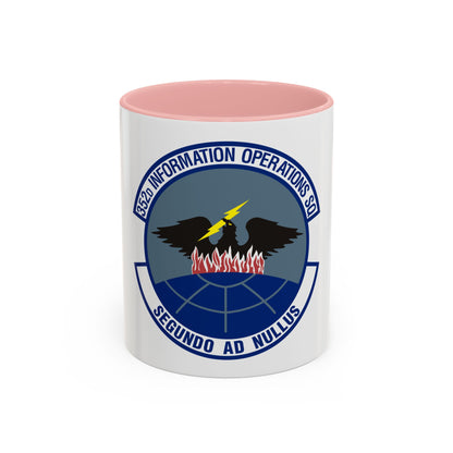 352d Information Operations Squadron (U.S. Air Force) Accent Coffee Mug