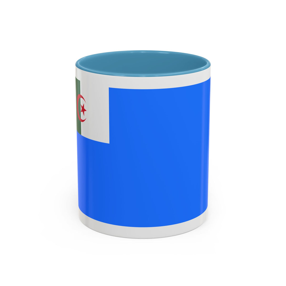 Naval Jack of Algeria - Accent Coffee Mug