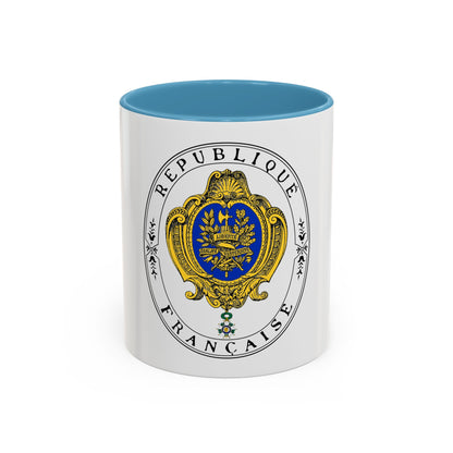 Coat of arms of the French Republic (1905) - Accent Coffee Mug