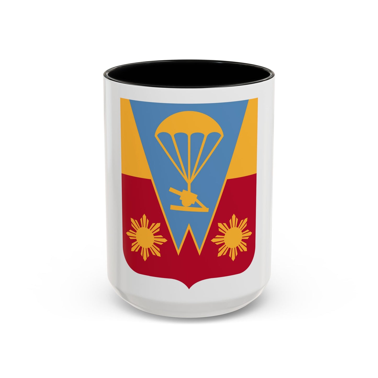674th Airborne Field Artillery Battalion v2 (U.S. Army) Accent Coffee Mug