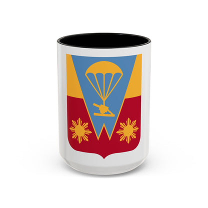 674th Airborne Field Artillery Battalion v2 (U.S. Army) Accent Coffee Mug