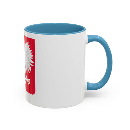 Coat of arms of Poland (1980-1990) - Accent Coffee Mug