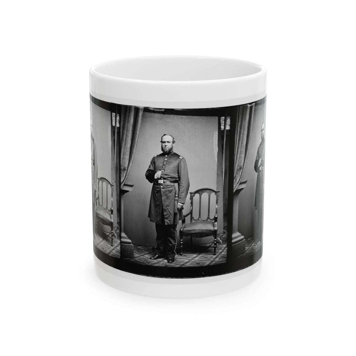 Untitled 001(2) (U.S. Civil War) White Coffee Mug