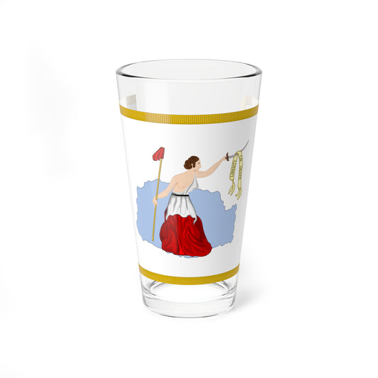 San Jacinto Flag (United States) Pint Glass 16oz