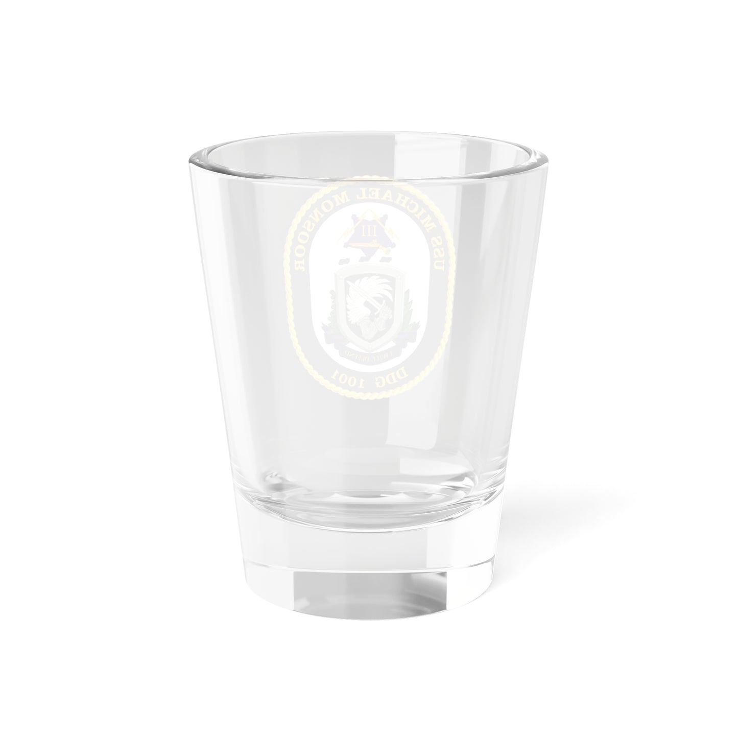 USS Michael Monsoor DDG 1001 Crest (U.S. Navy) Shot Glass 1.5oz