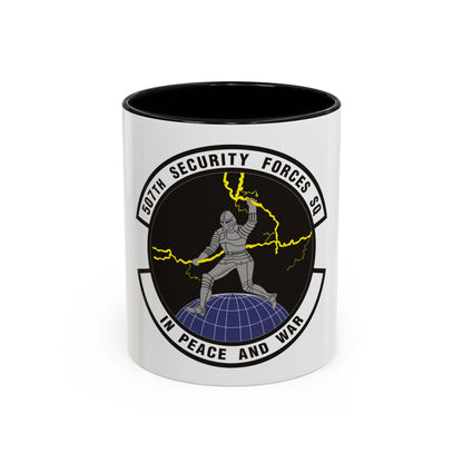 507th Security Forces Squadron (U.S. Air Force) Accent Coffee Mug