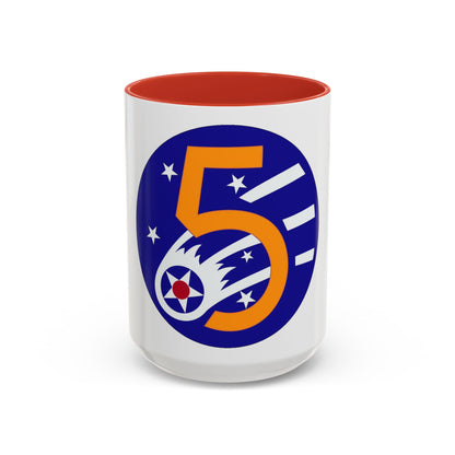 5 Air Force (U.S. Army) Accent Coffee Mug