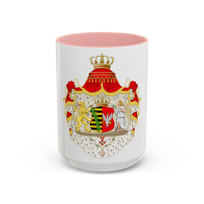 Grand Coat of Arms of Duchy of Warsaw - Accent Coffee Mug