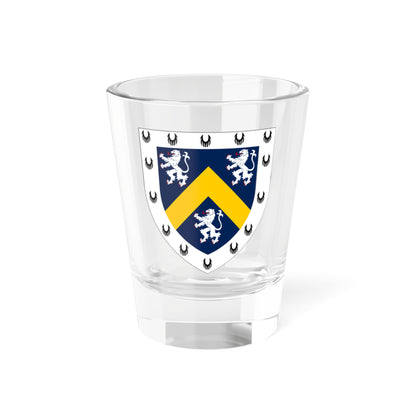 Hatfield College Durham arms (England) (Coat of Arms) Shot Glass 1.5oz