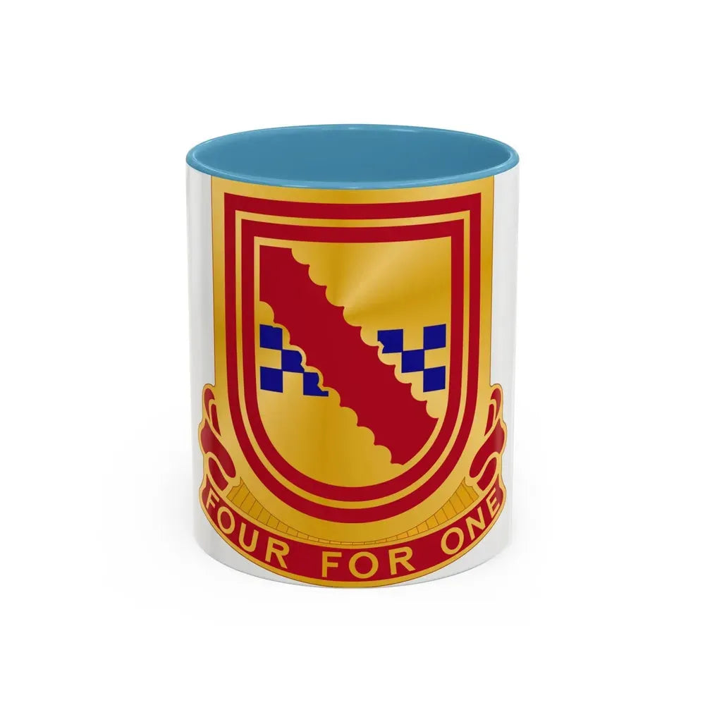 441dt Antiaircraft Artillery Missile Battalion (U.S. Army) Accent Coffee Mug 11oz Light Blue - Go Mug Yourself