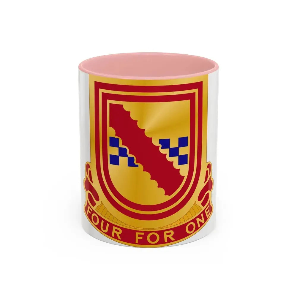 441dt Antiaircraft Artillery Missile Battalion (U.S. Army) Accent Coffee Mug 11oz Pink - Go Mug Yourself