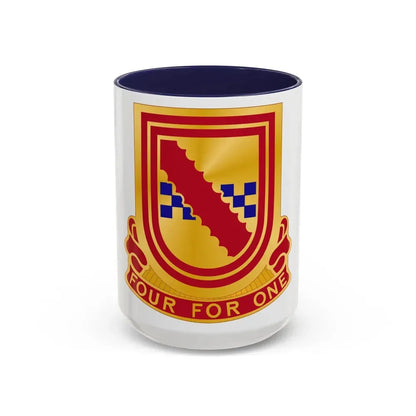 441dt Antiaircraft Artillery Missile Battalion (U.S. Army) Accent Coffee Mug 15oz Navy - Go Mug Yourself