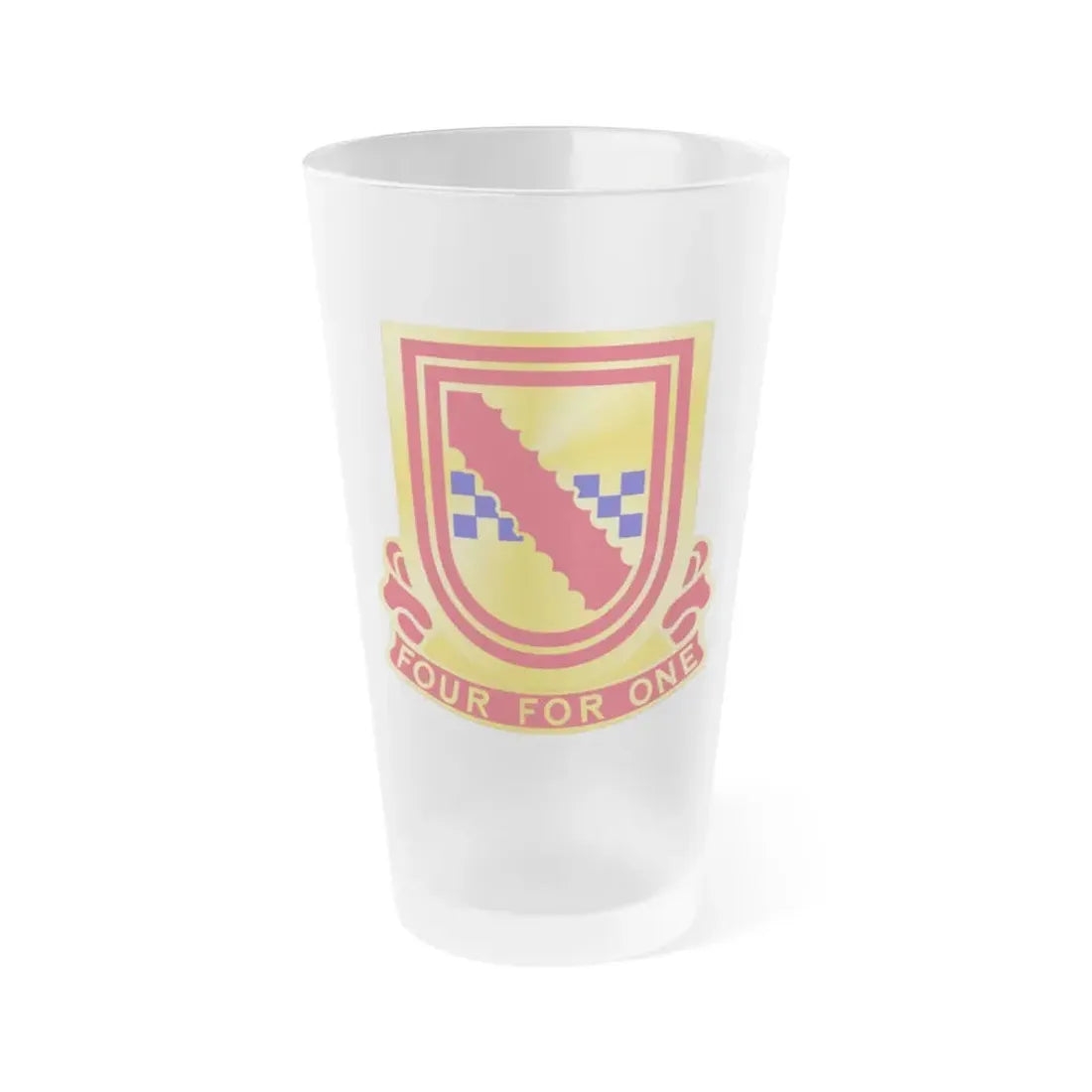 441dt Antiaircraft Artillery Missile Battalion (U.S. Army) Frosted Pint Glass 16oz Default Title - Go Mug Yourself