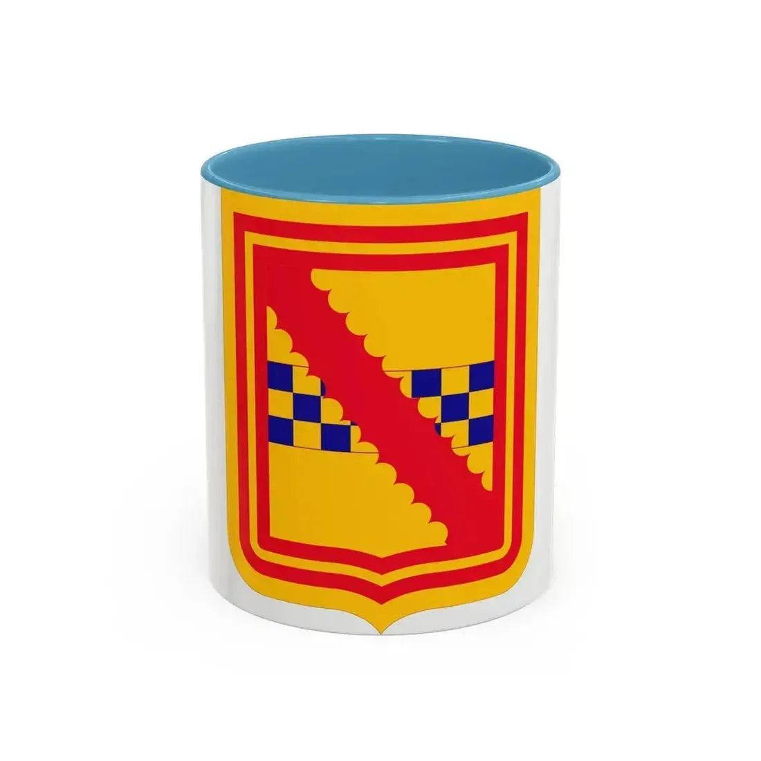 441st Antiaircraft Artillery Missile Battalion v2 (U.S. Army) Accent Coffee Mug 11oz Light Blue - Go Mug Yourself