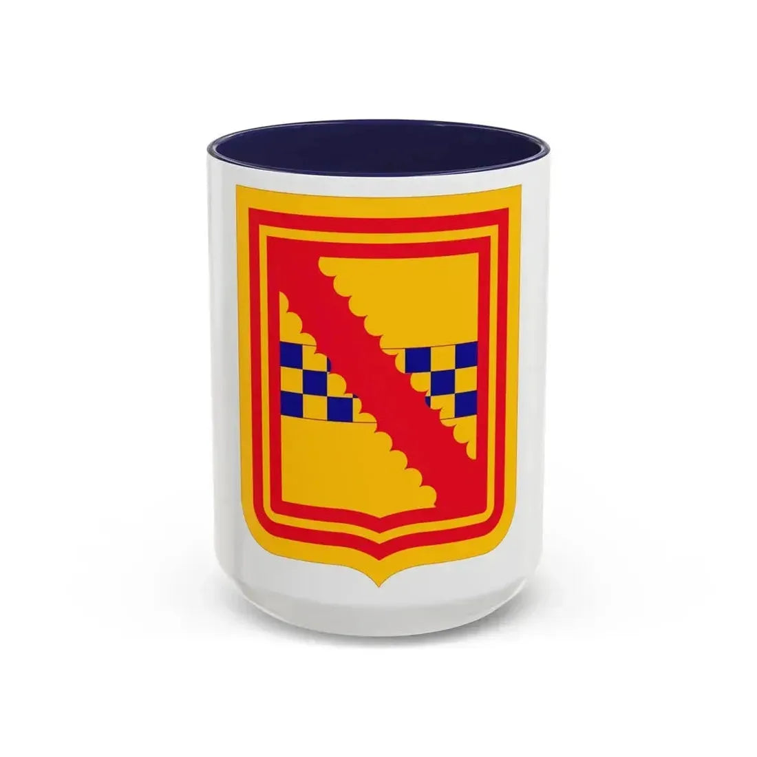 441st Antiaircraft Artillery Missile Battalion v2 (U.S. Army) Accent Coffee Mug 15oz Navy - Go Mug Yourself