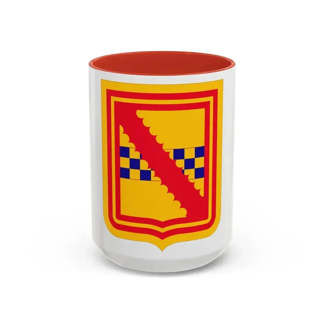 441st Antiaircraft Artillery Missile Battalion v2 (U.S. Army) Accent Coffee Mug 15oz Red - Go Mug Yourself