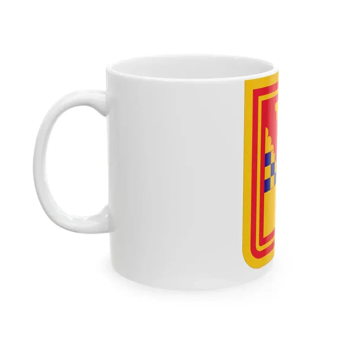 441st Antiaircraft Artillery Missile Battalion v2 (U.S. Army) White Coffee Mug - Go Mug Yourself