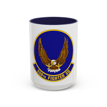 550 Fighter Squadron AETC (U.S. Air Force) Accent Coffee Mug
