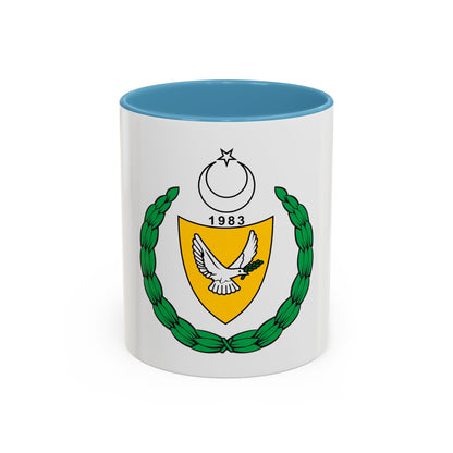 Coat of arms of the Turkish Republic of Northern Cyprus (1983-2007) - Accent Coffee Mug